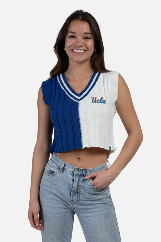 HYPE AND VICE UCLA scrip Chloe Vest Royal