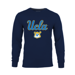 Boxercraft UCLA Script Retro Bear Navy Long Sleeve