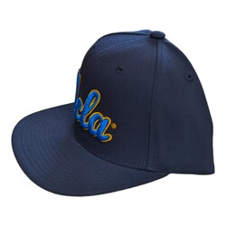 Mitchell & Ness UCLA Script NCAA Top Spot Snapback Navy