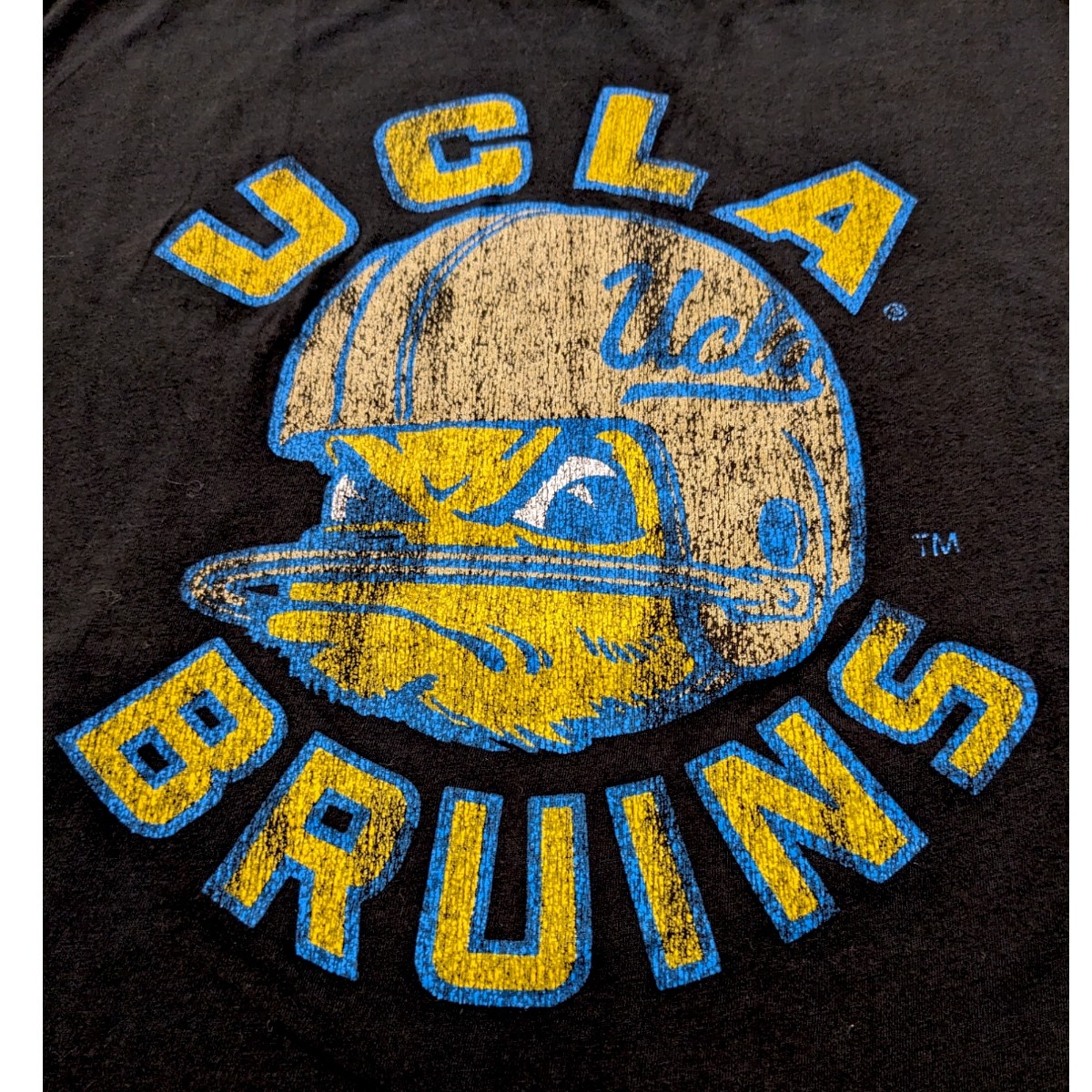 ヴィンテージ UCLA フットボールTシャツ 7分袖 L