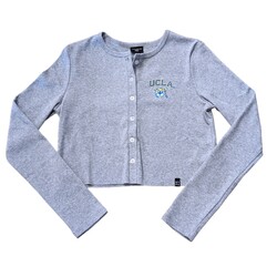 HYPE AND VICE UCLA Babydoll Knit Grey