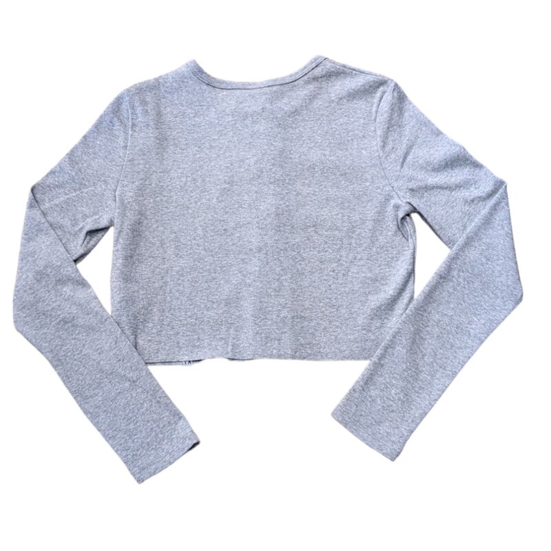 HYPE AND VICE UCLA Babydoll Knit Grey