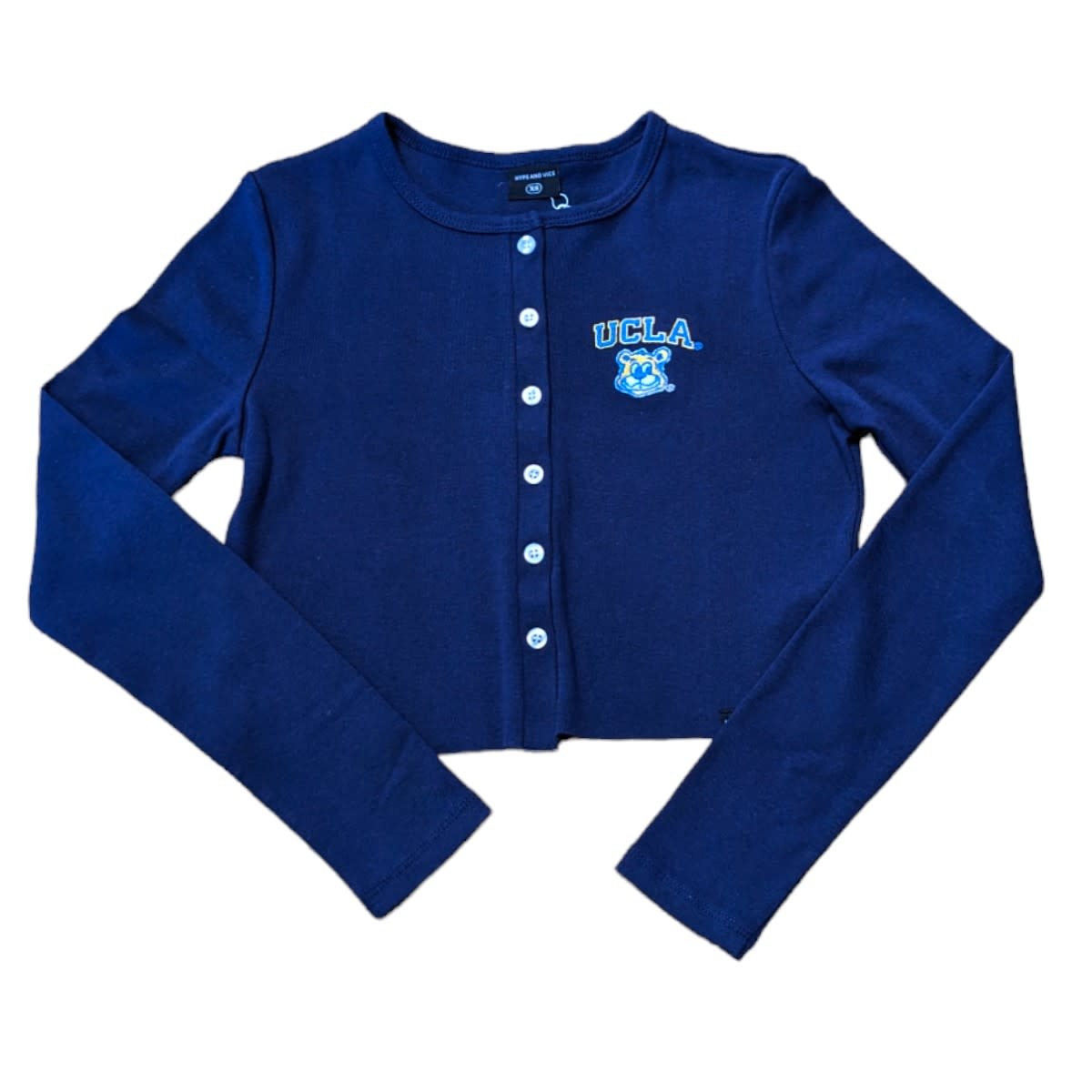 HYPE AND VICE UCLA BabyDoll Knit Navy