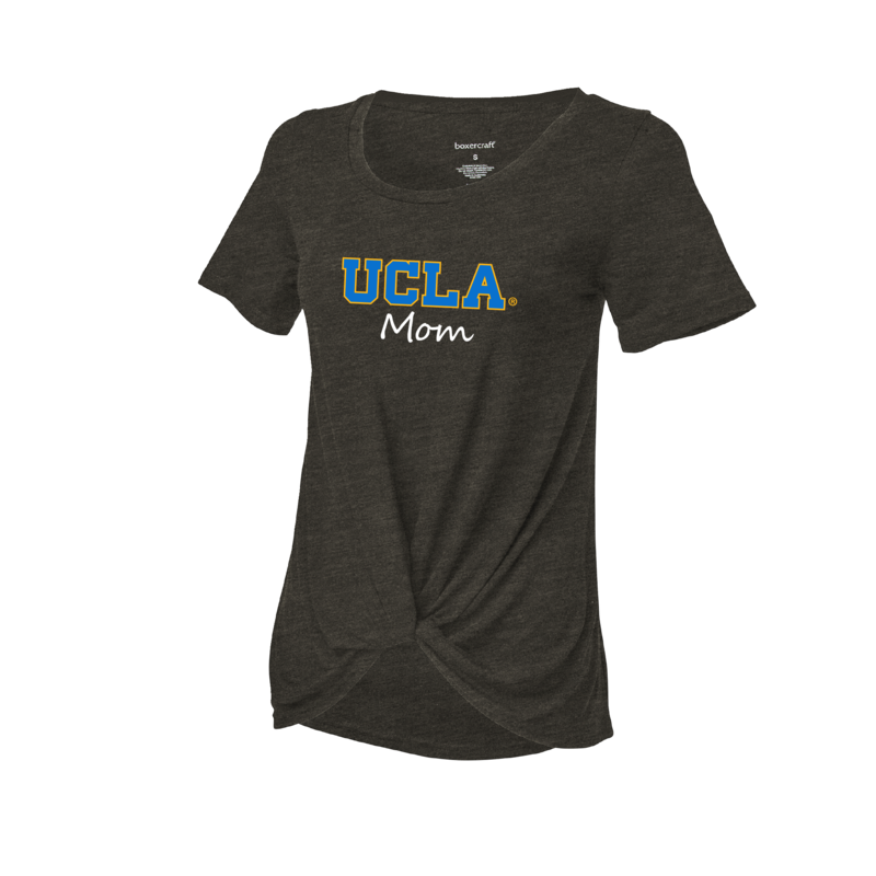 Boxercraft UCLA Mom Ladies Twisted Tee Charcoal