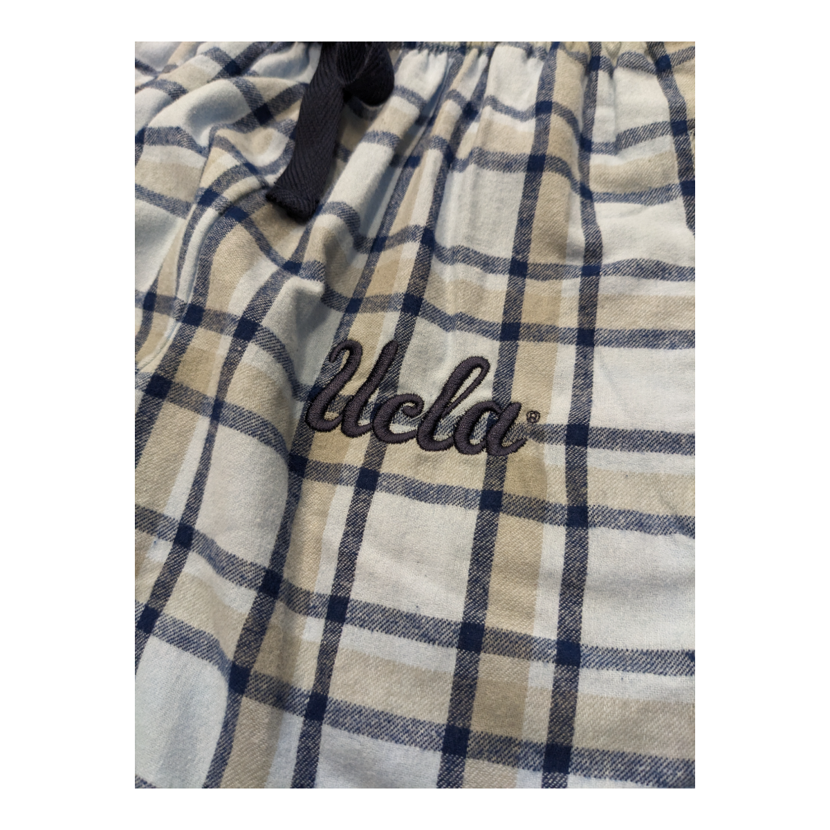 Boxercraft UCLA Adult Flannel Pant Light Blue Navy