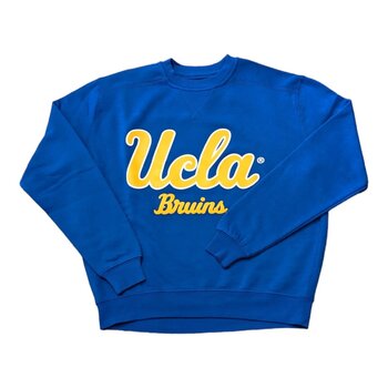 Boxercraft UCLA Script Bruins Fleece Crew Blue