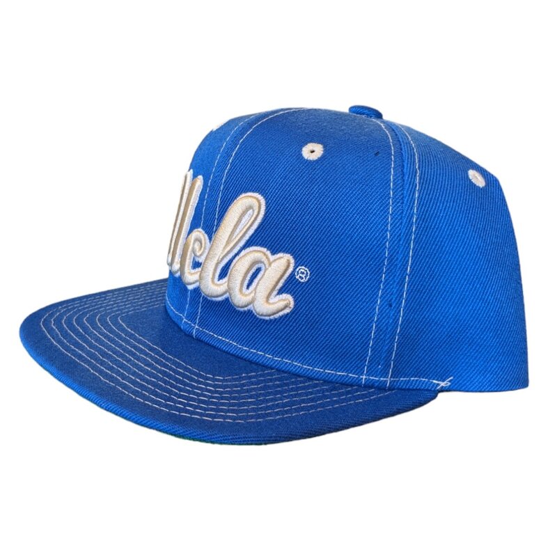 Mitchell & Ness UCLA NCAA Contrast Natural Snapback Blue Hat
