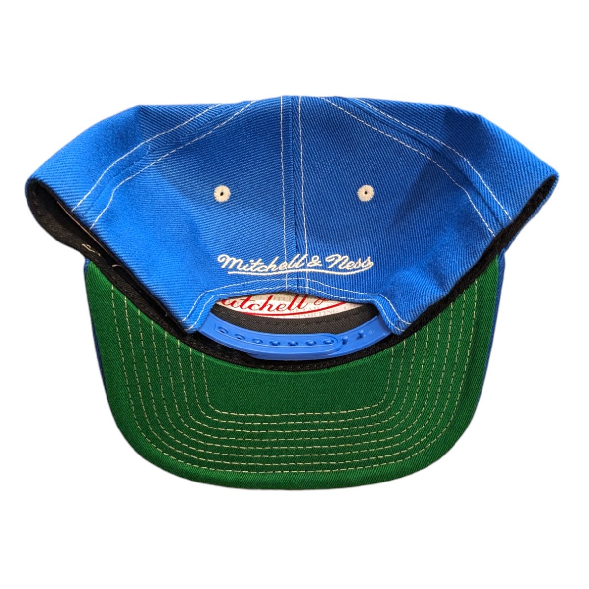 Mitchell & Ness UCLA NCAA Contrast Natural Snapback Blue Hat