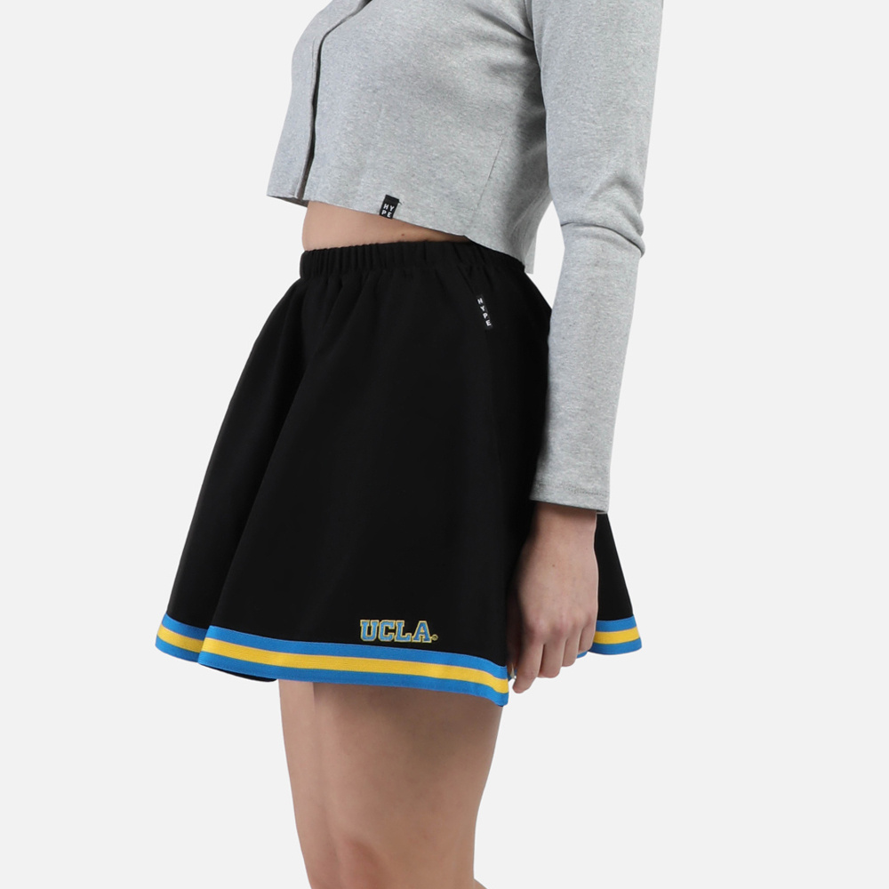 HYPE AND VICE UCLA Vintage Skirt Black