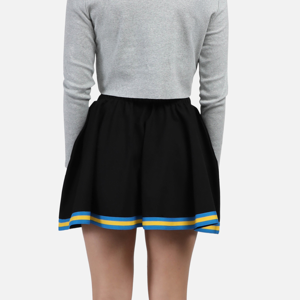 HYPE AND VICE UCLA Vintage Skirt Black