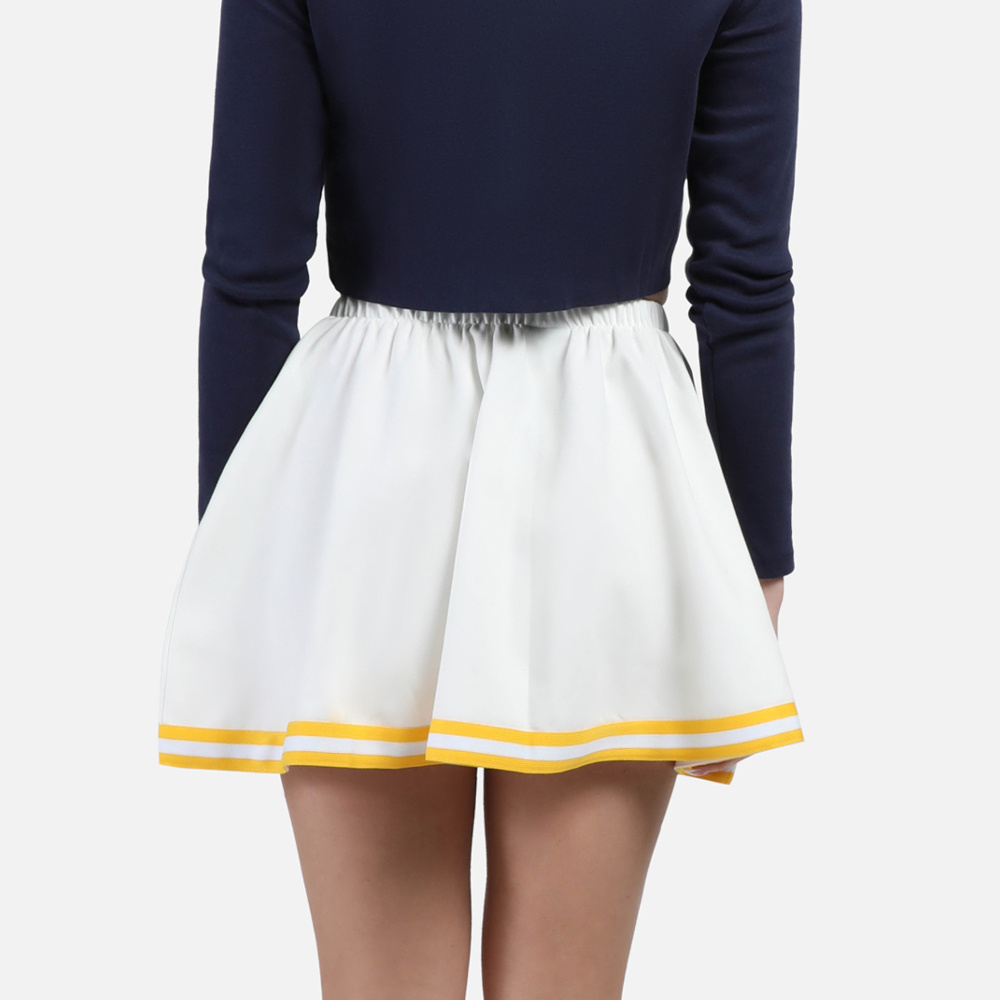 HYPE AND VICE UCLA Vintage Skirt Gold