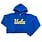 Boxercraft UCLA Script Cropped Fleece Hood Blue