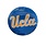 Color Shock UCLA Scirpt Blue 3' Button