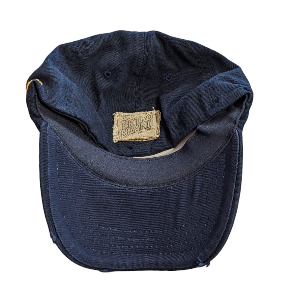 Retro Brand B UCLA Script Flex Fit Navy Hat