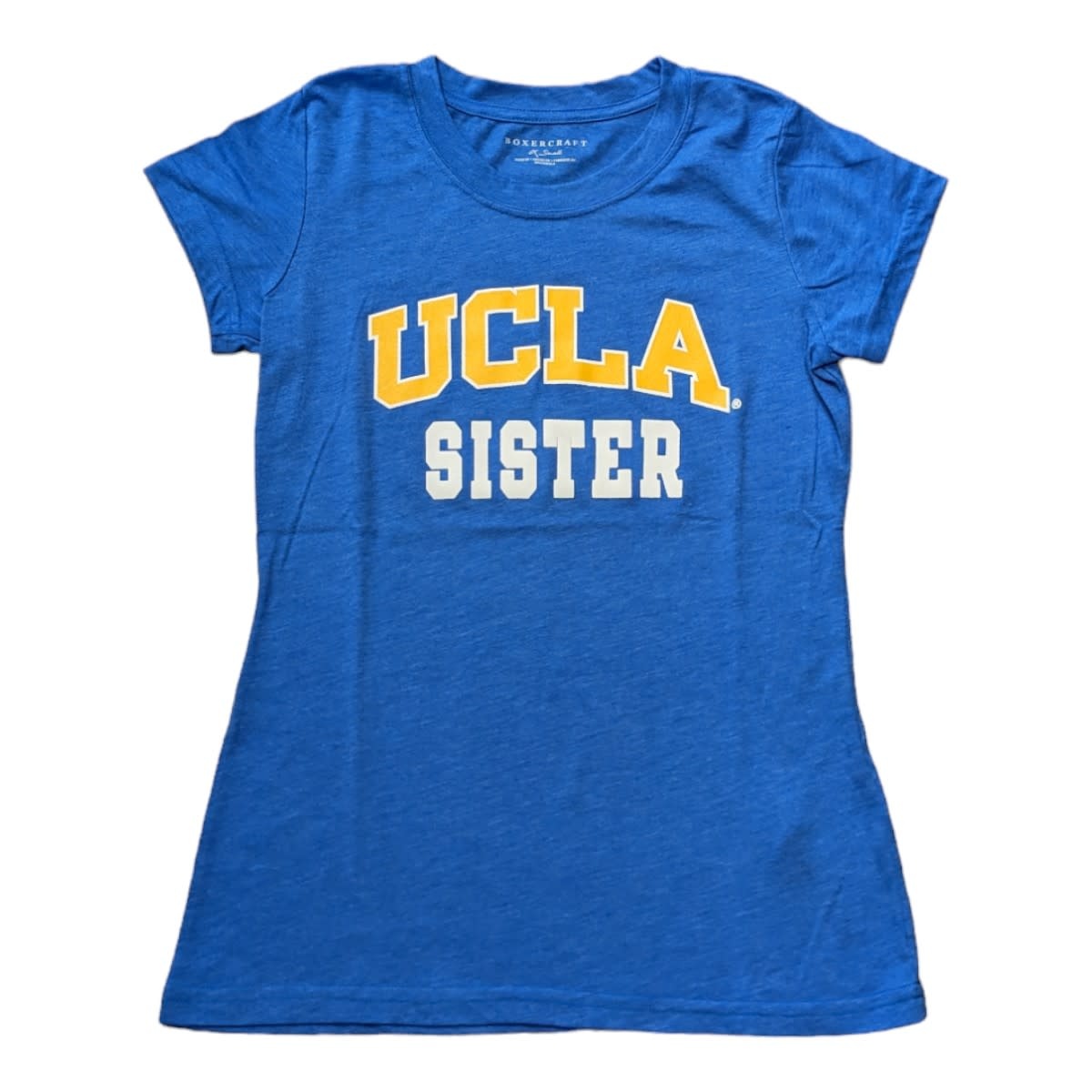Boxercraft UCLA Sister Ladies Tri-Blend Tee Royal Heather