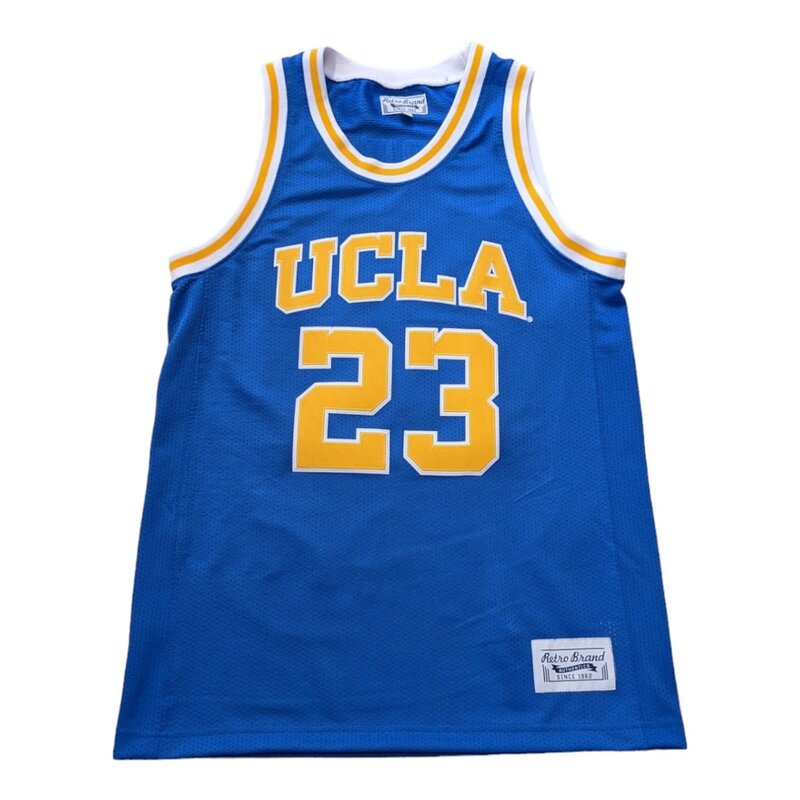 Retro Brand UCLA Basketball Blue Jersey Gabriela Jaquez  #23