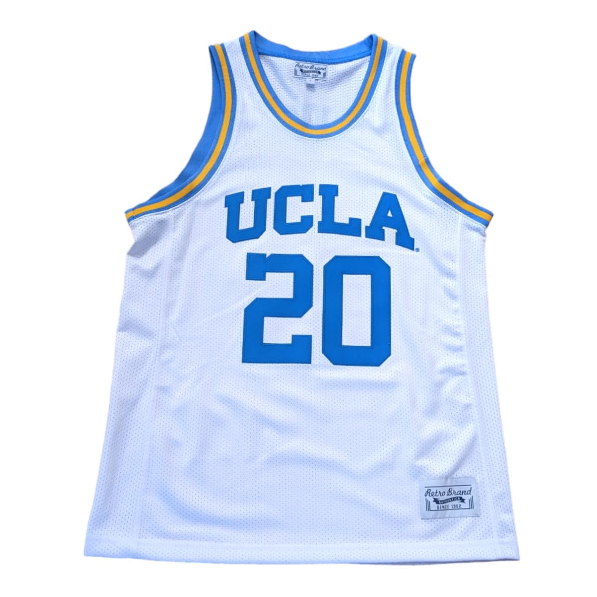 Retro Brand UCLA White  Basketball Jersey #20 Osborine