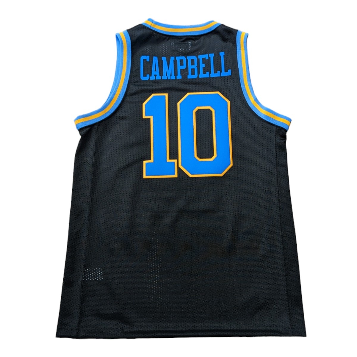 Retro Brand UCLA Basketball Black Jersey #10  CAMPBELL