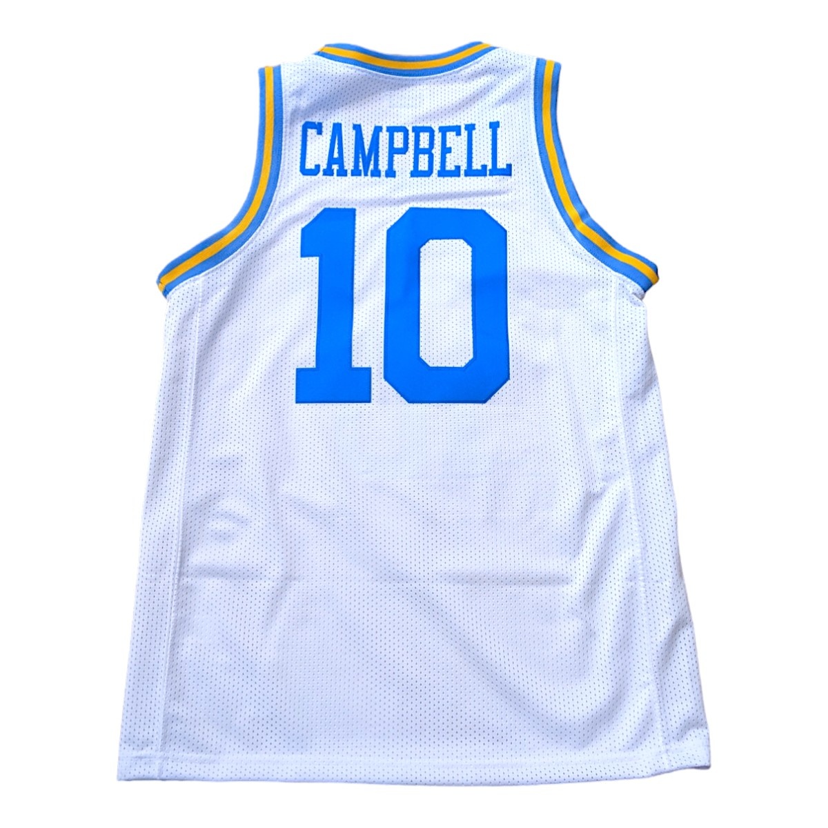 Retro Brand UCLA Basketball White Jersey #10  CAMPBELL