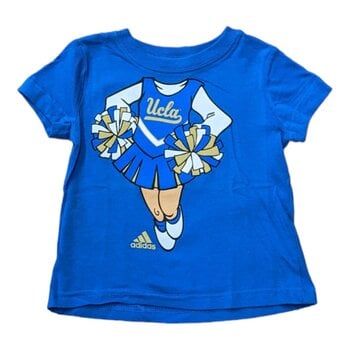 Adidas UCLA Infant Cheer Gilrs Blue Tee