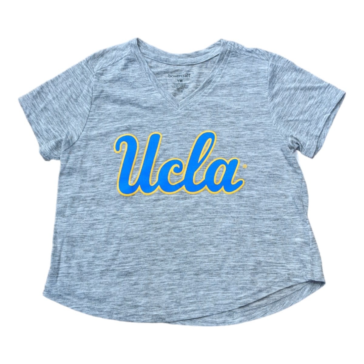 Boxercraft UCLA Girl's Oxford  Snow Short Sleeve Tee