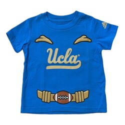 ADIDAS KIDS S/S TEE SHIRT ROYAL BLUE FOOTBALL SCRIPT OVER BALL LOGO 4PARG
