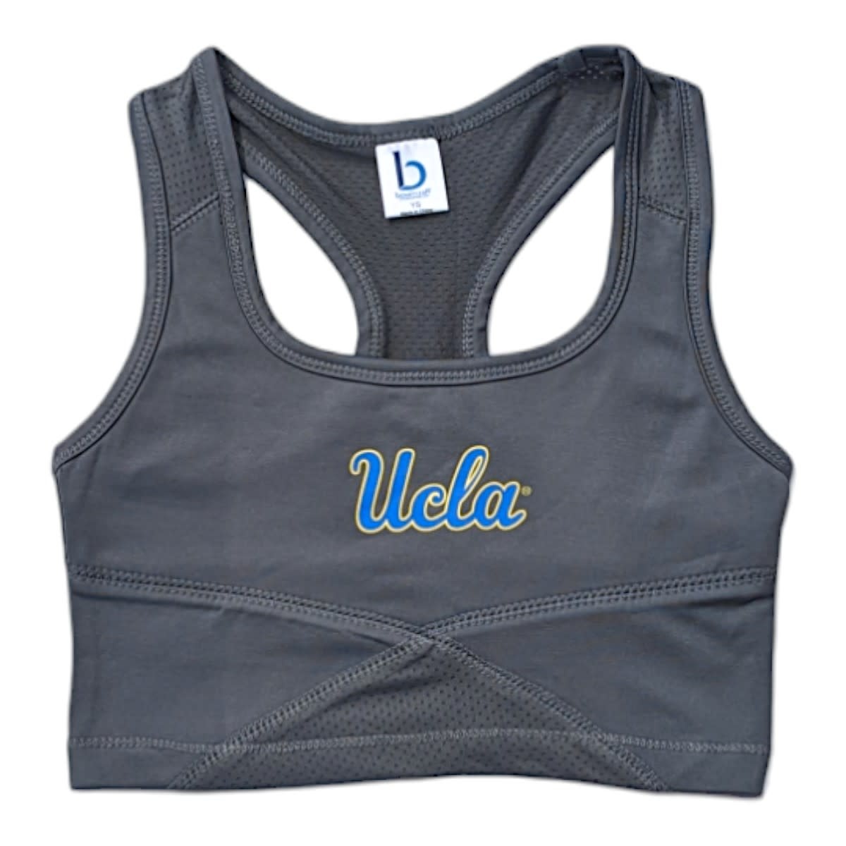 Boxercraft UCLA Script Girls Cropped Granite Tank