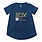 Boxercraft UCLA Girls Vintage Joe Cuff Tee Navy