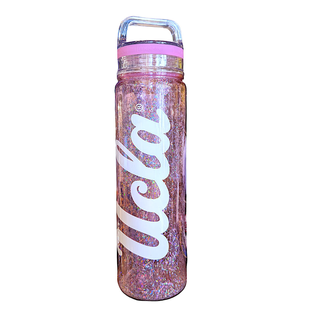 Nordic Company UCLA Script Purple Glitter 20 oz Bottle