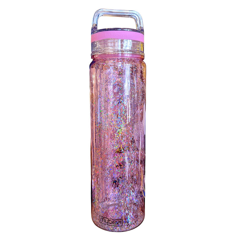 Nordic Company UCLA Script Purple Glitter 20 oz Bottle