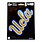 RICO UCLA Script Medium Metalic Cut Decal