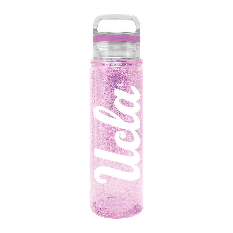 Nordic Company UCLA Script Purple Glitter 20 oz Bottle