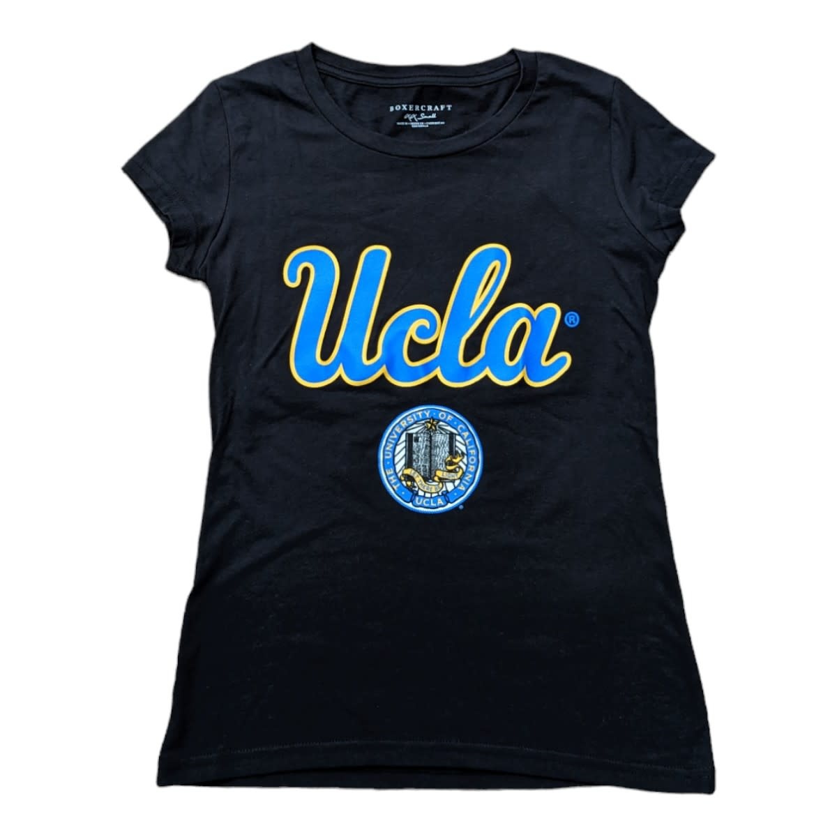 Boxercraft UCLA Ladies Tri-Blend Tee Black