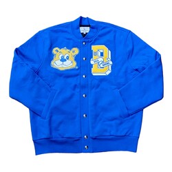 October's Very Own UCLA BRUINS Fleece Varsity Jacket Blue