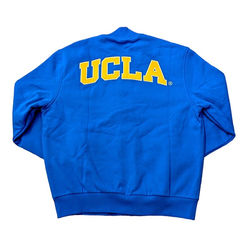 October's Very Own UCLA BRUINS Fleece Varsity Jacket Blue