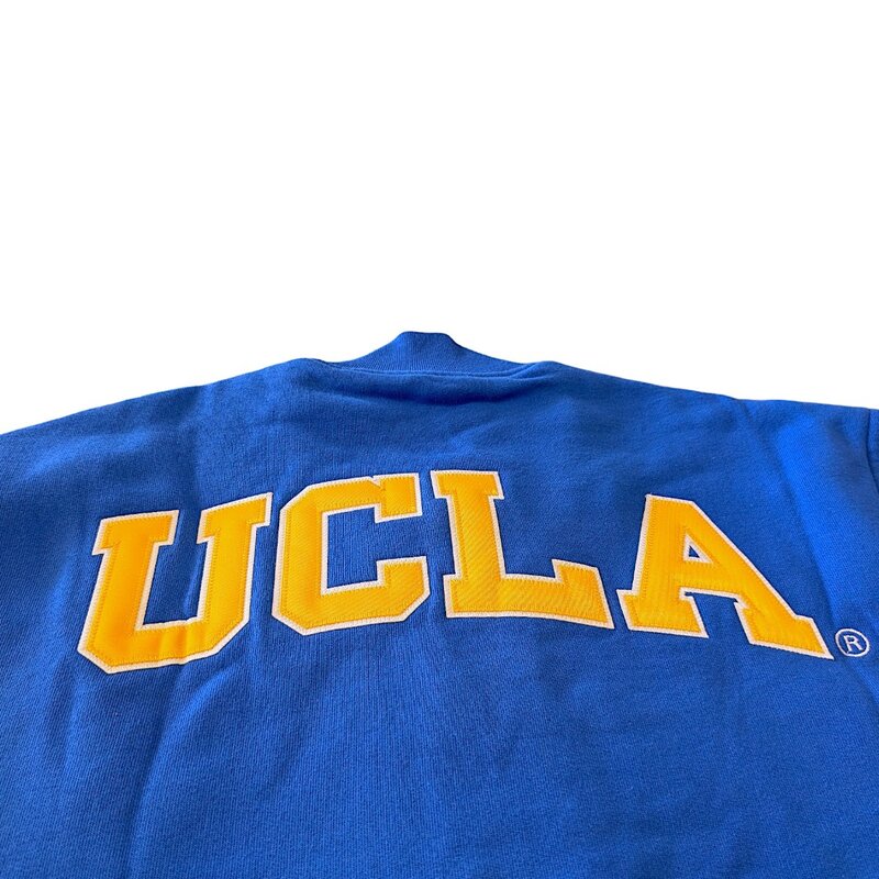 October's Very Own UCLA BRUINS Fleece Varsity Jacket Blue