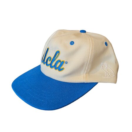 October's Very Own UCLA  Script Retro Bear Sport Cap Off-White