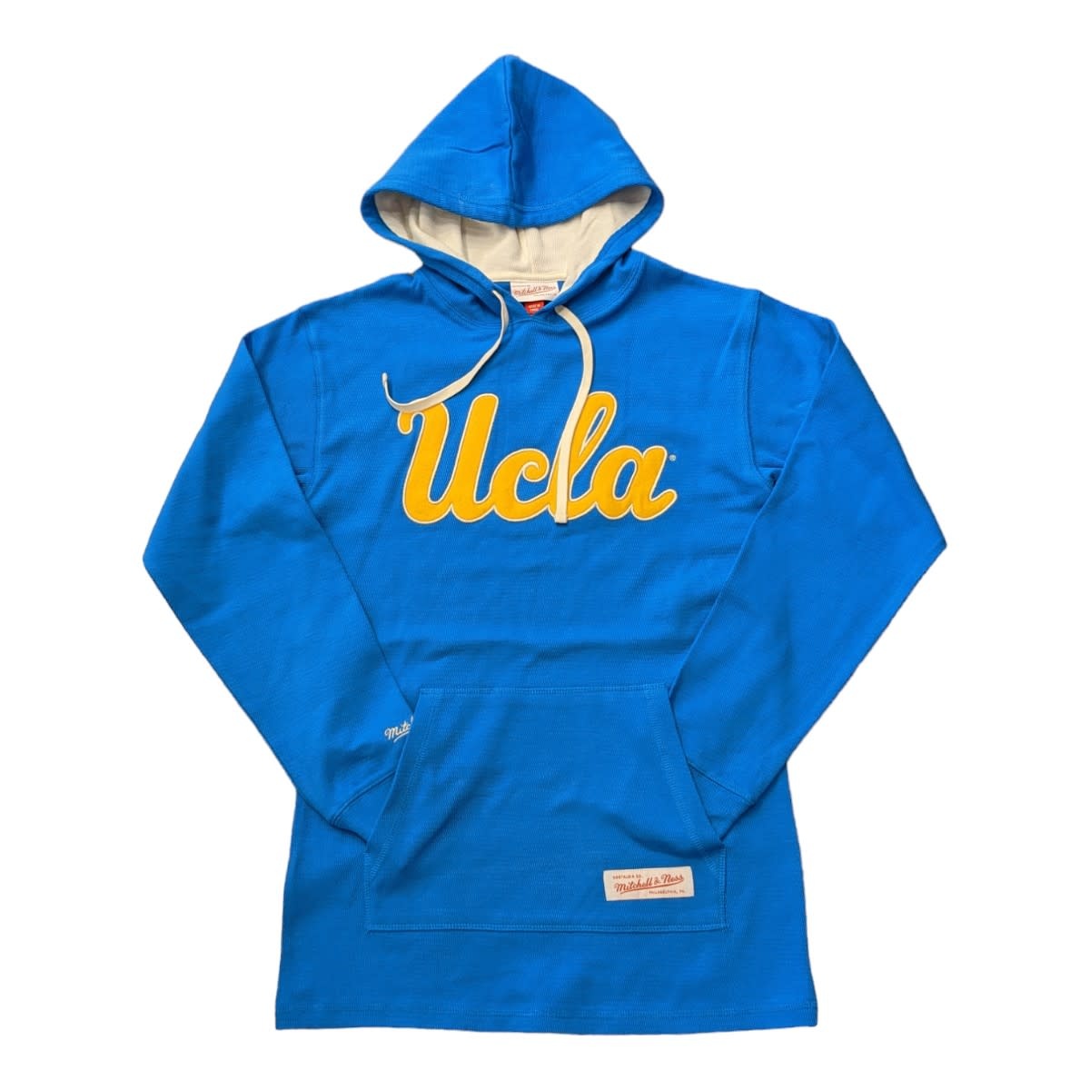 Mitchell & Ness UCLA Script Thermal Lightweight Hoodie Blue