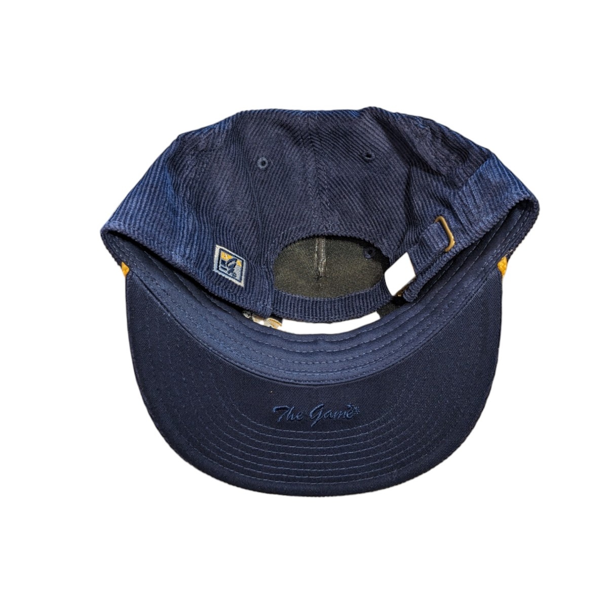 The Game UCLA Script Corduroy Flat Bill Rope Navy Cap