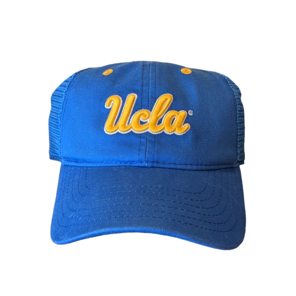 The Game UCLA Script Youth Size Trucker Mesh Hat Blue