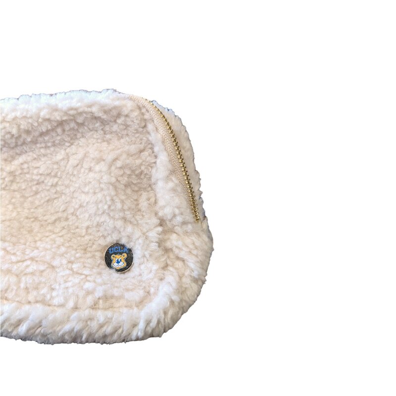 Jardine Associates UCLA Script Sherpa Belt Bag White