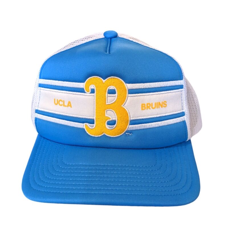 Mitchell & Ness UCLA The Big B Sideline Trucker Blue Hat