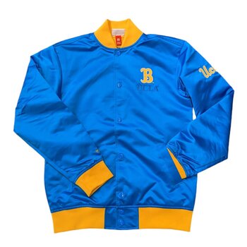 Mitchell & Ness UCLA OG 3.0 Lightweight Satin Jacket Blue