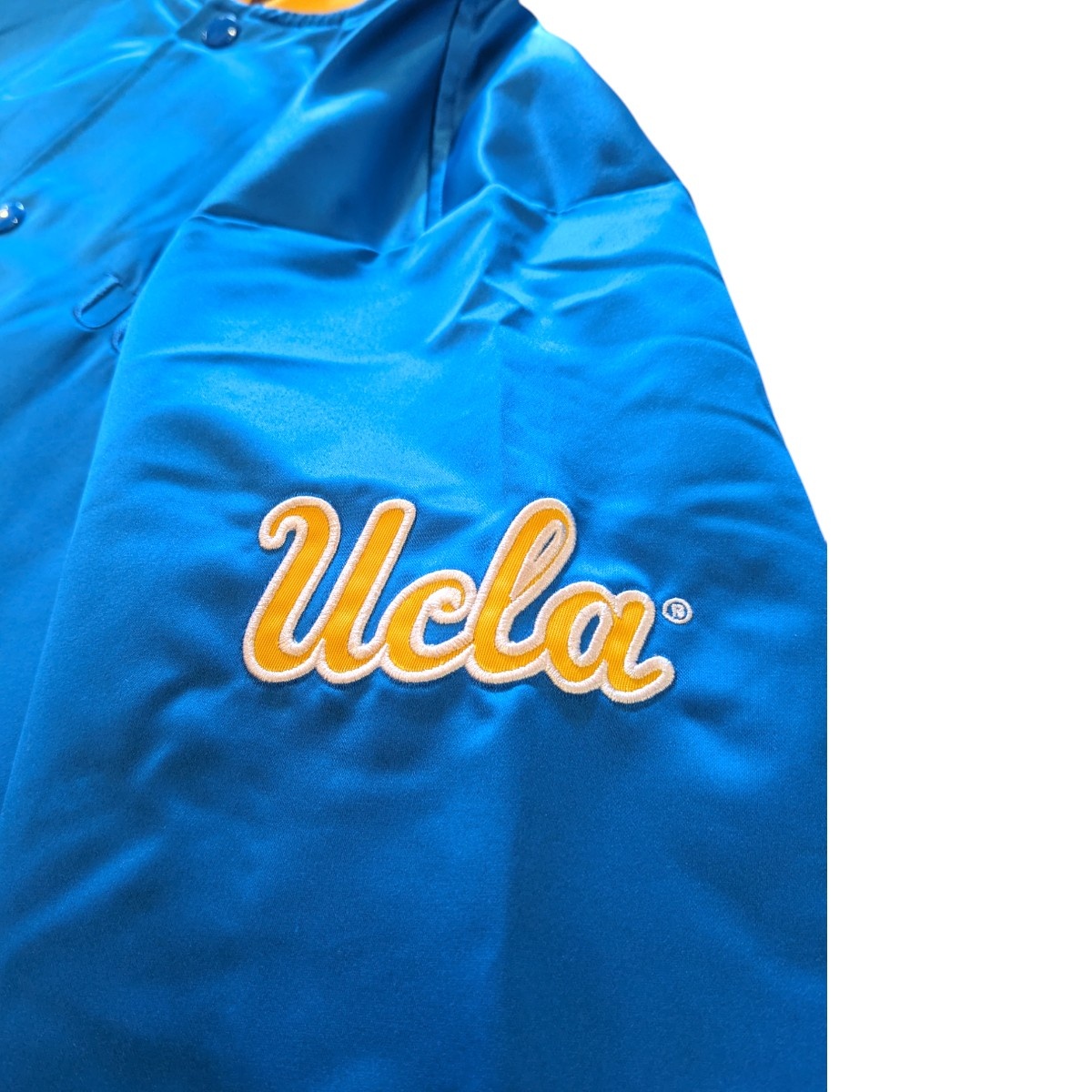 Mitchell & Ness UCLA OG 3.0 Lightweight Satin Jacket Blue