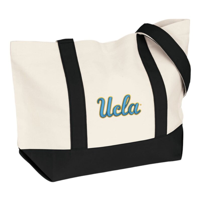 MCM Brands UCLA Script Snap Tote Bag Black