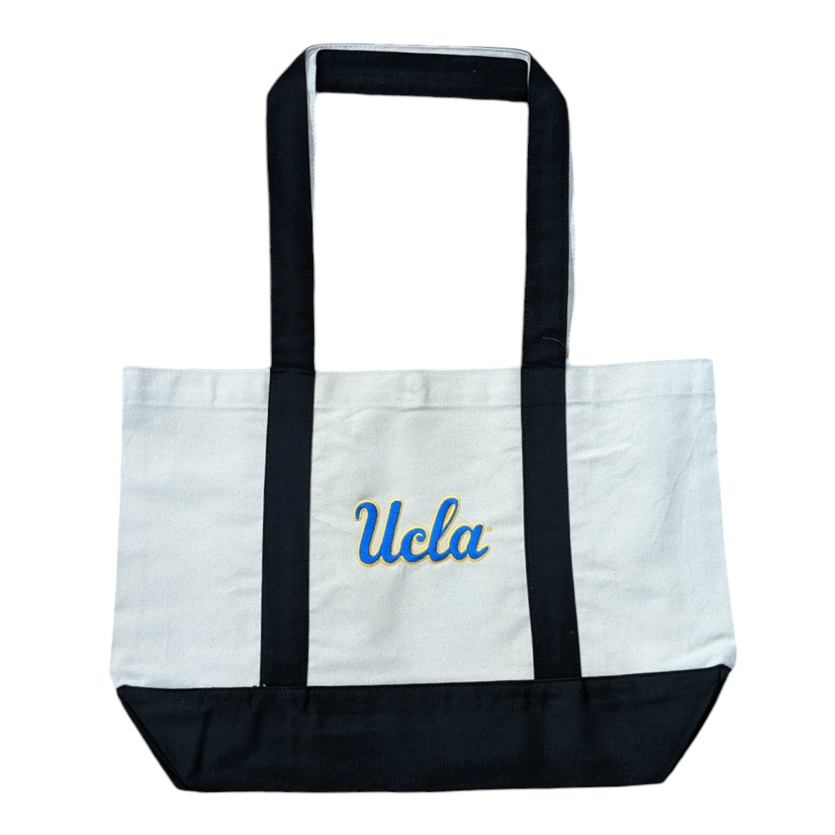 MCM Brands UCLA Script Snap Tote Bag Black