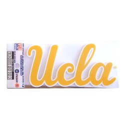 Color Shock UCLA Script Golden Standard Static Cling