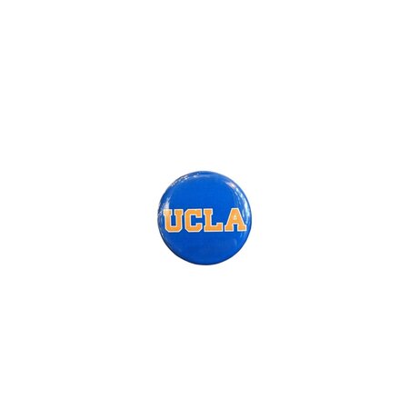 Color Shock UCLA Block Blue Mini Button Individual 1.25'