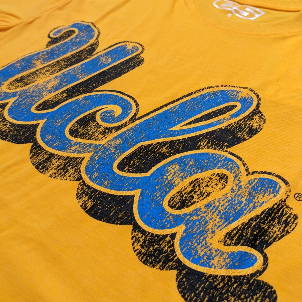 Ucla Script UCLA Script Shadow Gold Tee | eBay