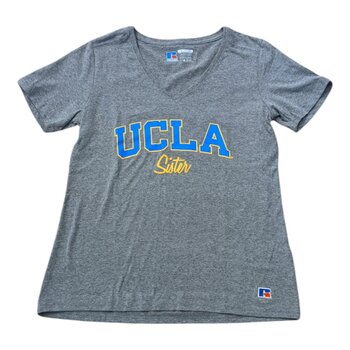 Russell Athletic Ucla Sister Women's V-neck Tee Oxford